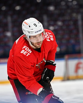 Раскатка «Авангарда» перед четвёртым матчем серии с «Металлургом» в Магнитогорске