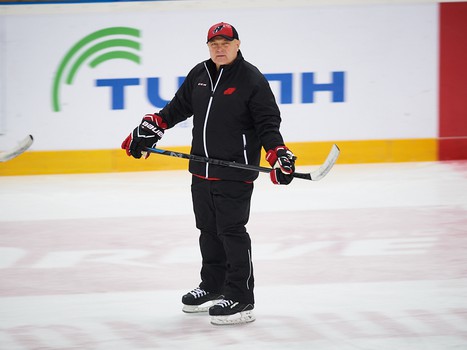 Раскатка "Авангарда" перед матчем со СКА