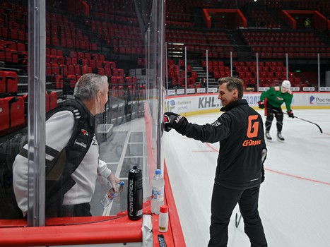 Тренировка «Авангарда» на G-Drive Арене