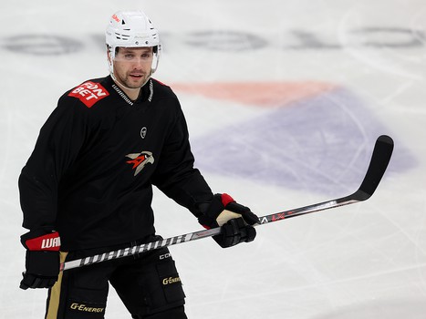 Раскатка «Авангарда» перед матчем в Магнитогорске