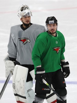 Раскатка «Авангарда» перед матчем с «Трактором»