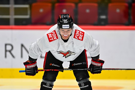 Тренировка «Авангарда» перед матчем с «Адмиралом»