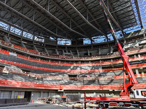 Техническая готовность «Арены Омск» составляет 35%