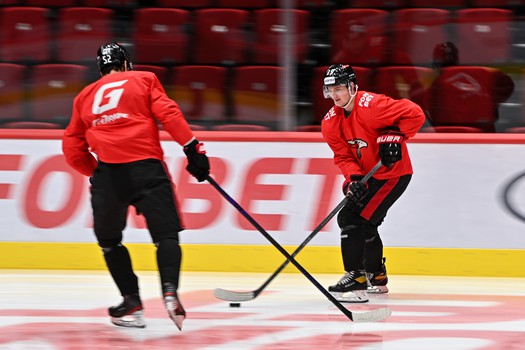 Тренировка «Авангарда» в Омске