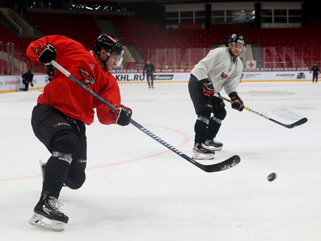 Раскатка «Авангарда» перед матчем с «Куньлунь РС»