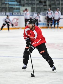 Раскатка "Авангарда" перед матчем с "Медвешчаком"