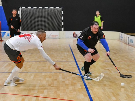 Товарищеский матч по флорболу. «Охранники Крылова» - «Мощные СМИ» 10:2