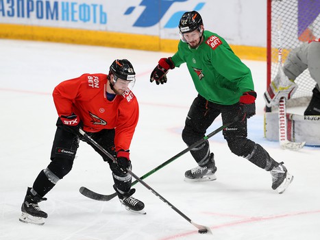 Раскатка «Авангарда» перед третьим матчем финальной серии с ЦСКА