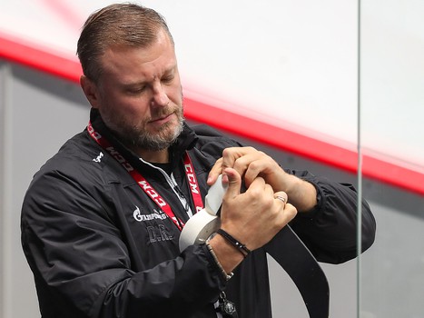 Раскатка «Авангарда» перед матчем с «Северсталью»