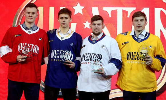 «Авангард» на церемонии представления участников ФОНБЕТ Матча Звезд КХЛ 2020