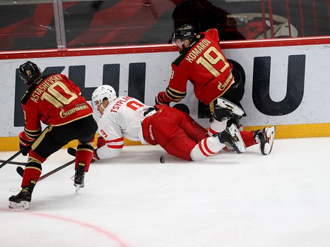 17.02.2022. Товарищеский матч. «Авангард» - «Спартак» 3:5