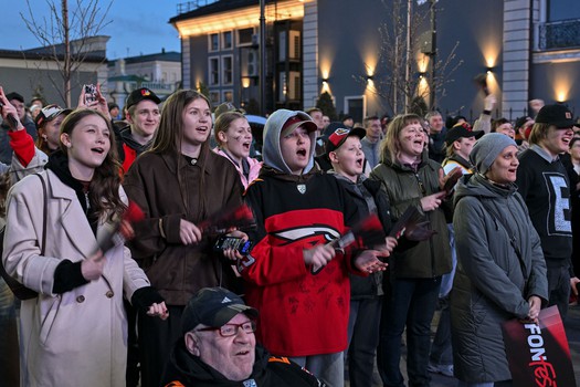 Фан-зона «Авангарда» в Городском саду