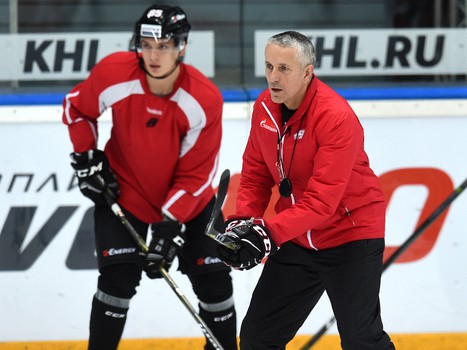 Раскатка "Авангарда" перед матчем с "Амуром"