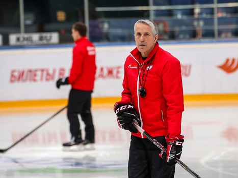 Раскатка «Авангарда» перед матчем с «Северсталью»