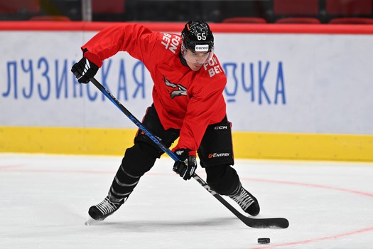 Раскатка «Авангарда» перед матчем с «Торпедо»