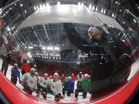 Открытая тренировка «Авангарда» перед стартом финала Востока