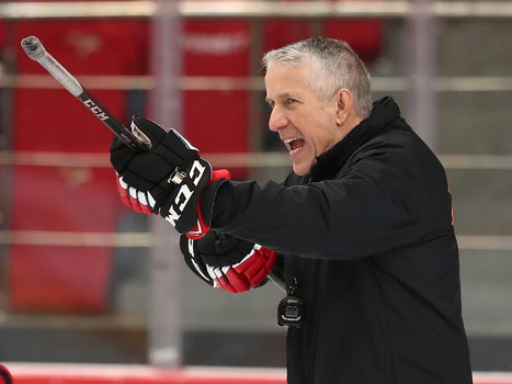 Тренировка «Авангарда» во время паузы в чемпионате