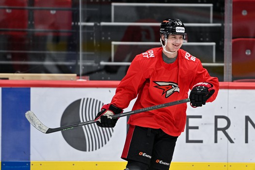 Раскатка «Авангарда» перед матчем с «Салаватом Юлаевым»