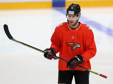 Раскатка «Авангарда» перед матчем с «Металлургом»