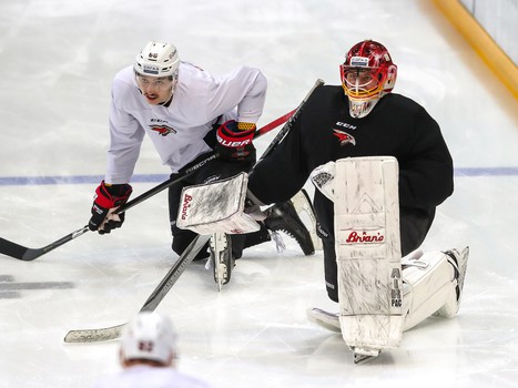 Раскатка «Авангарда» перед вторым матчем финальной серии с ЦСКА