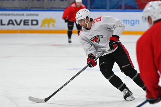 Тренировка «Авангарда» в Магнитогорске