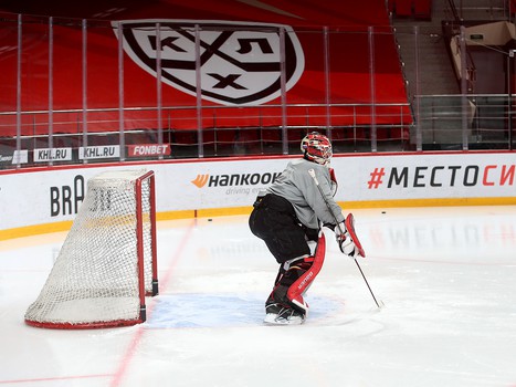 Тренировка «Авангарда» перед выездом