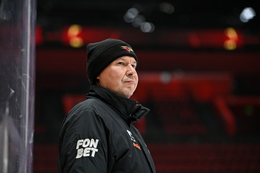 Первая ледовая тренировка «Авангарда»