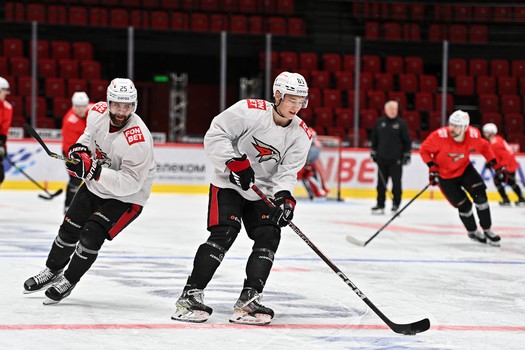 Тренировка «Авангарда» на старте паузы в чемпионате