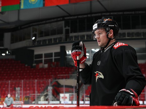 Раскатка «Авангарда» перед первым матчем серии с «Металлургом»