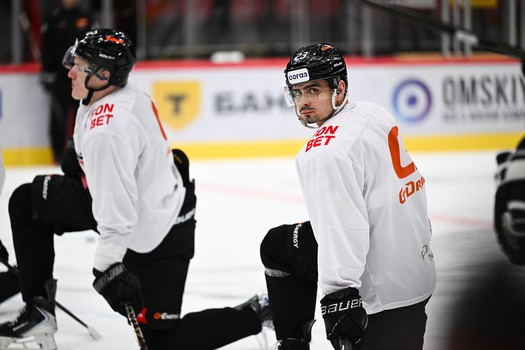 Открытая тренировка «Авангарда» для СМИ