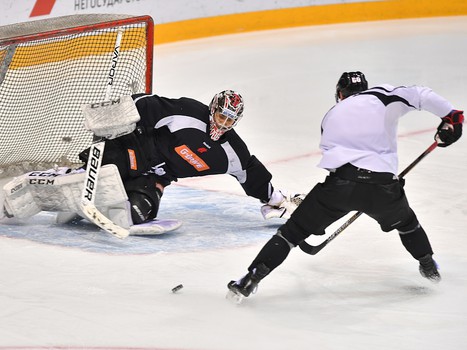 Тренировка "Авангарда" перед стартом турнира в Ярославле