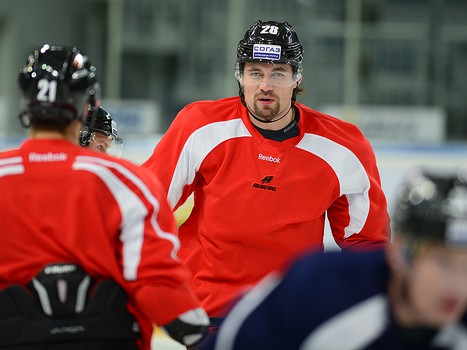 Раскатка "Авангарда" перед матчем с ЦСКА 22.11.13