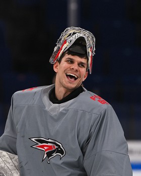 Тренировка «Авангарда» перед матчем в Новосибирске