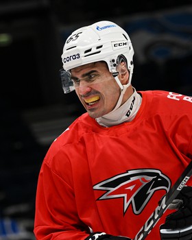 Раскатка «Авангарда» перед выездным матчем с московским «Динамо»