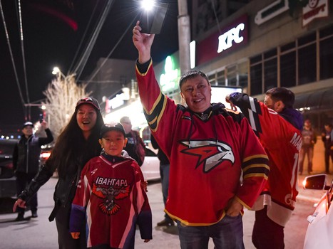 Омск празднует чемпионство «Авангарда»!