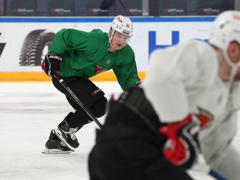 Раскатка «Авангарда» перед выездным матчем с «Ак Барсом»