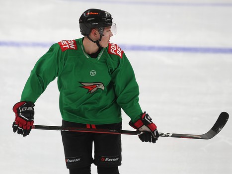 Раскатка «Авангарда» перед матчем с «Витязем»