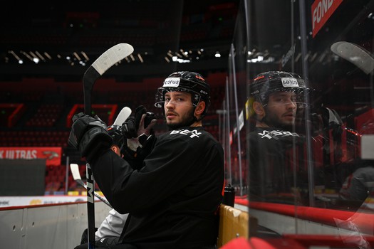 Тренировка «Авангарда» перед матчем с «Амуром»