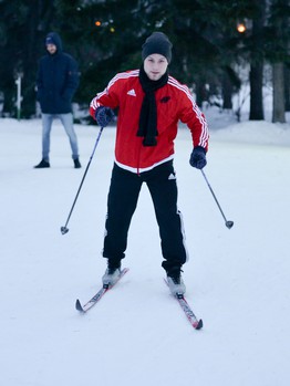 Лыжная тренировка "Авангарда"