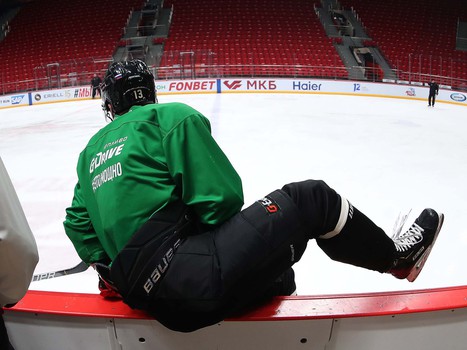 Открытая тренировка «Авангарда» для прессы и болельщиков