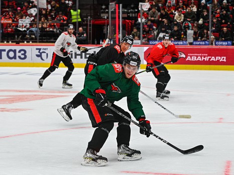 Открытая тренировка «Авангарда» перед вторым раундом плей-офф