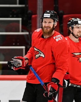 Раскатка «Авангарда» перед матчем с «Трактором»