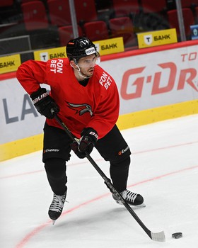 Тренировка «Авангарда» перед матчем с «Адмиралом»