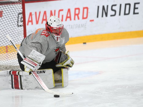 Тренировка «Авангарда» перед выездом