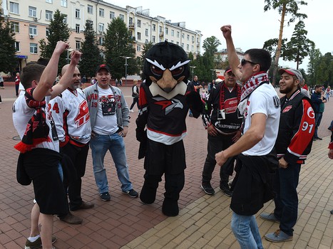 Атмосфера первого матча "Авангарда" в Балашихе