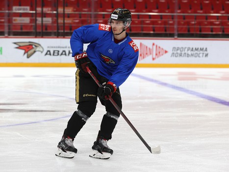 Раскатка «Авангарда» перед матчем с «Витязем»