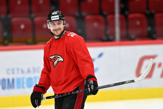 Тренировка «Авангарда» в Омске