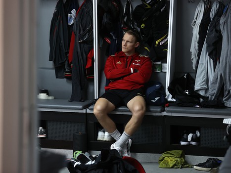 Первая тренировка Никиты Сошникова в «Авангарде»