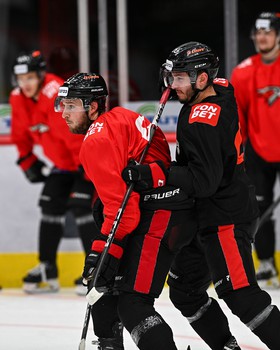 Тренировка «Авангарда» в Омске