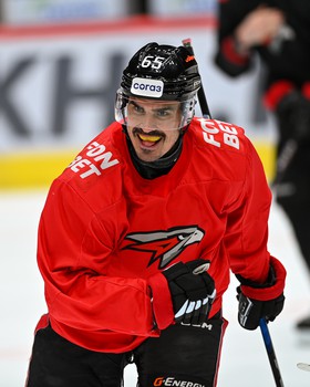 Тренировка «Авангарда» перед четвёртым матчем серии с «Металлургом»